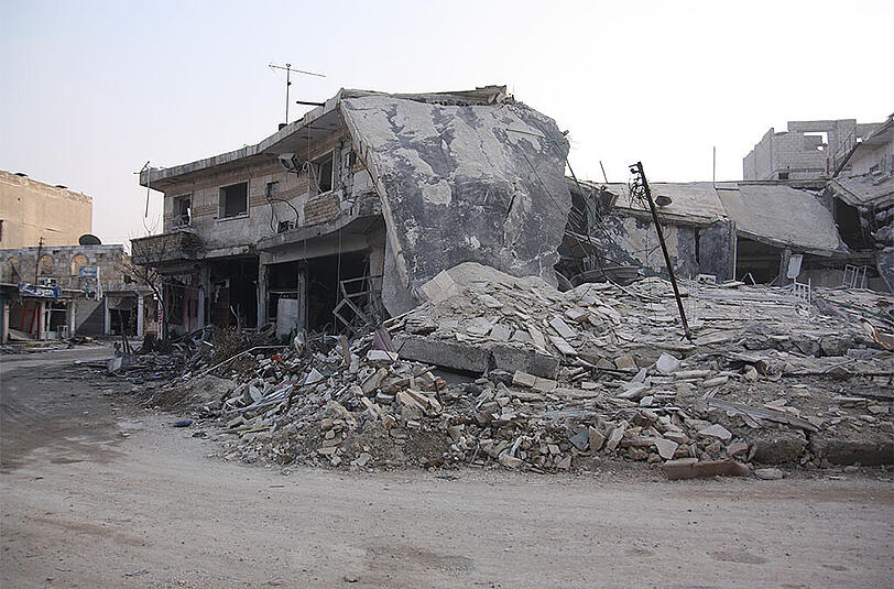 Nach dem Sieg über die Terrormiliz IS in der syrischen Stadt Kobane gleicht diese einem Schlachtfeld. Die Geisterstadt in Schutt und Asche. Die Bilder.