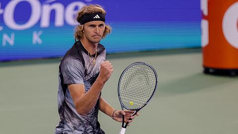 Alexander Zverev trifft in der ersten Runde der US Open auf Aleksandar Vukic.