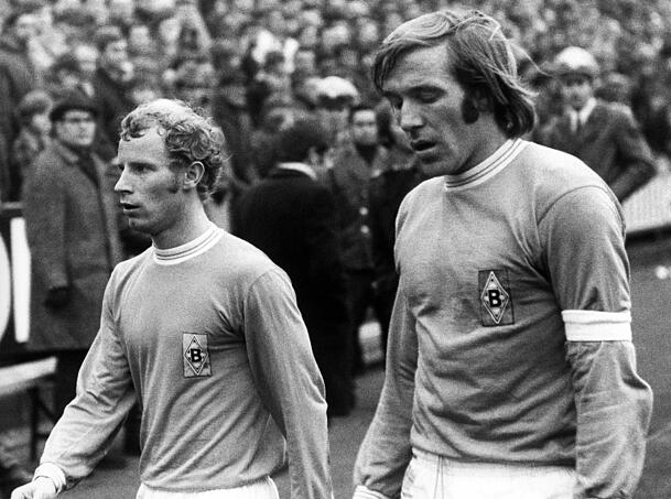 Prägten die Borussia in den 1970er Jahren: Berti Vogts und Günter Netzer. Prägten die Borussia in den 1970er Jahren: Berti Vogts und Günter Netzer.