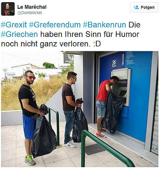 Kapitalkontrollen? Für gut vorbereitete Griechen kein Problem.