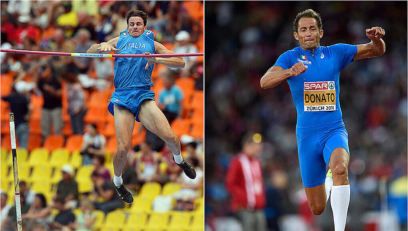 Die italienischen Leichtathleten Giuseppe Gibilisco (l.) und Fabrizio Donato sind in den aktuellen Doping-Skandal verwickelt. Die italienischen Leichtathleten Giuseppe Gibilisco (l.) und Fabrizio Donato sind in den aktuellen Doping-Skandal verwickelt.