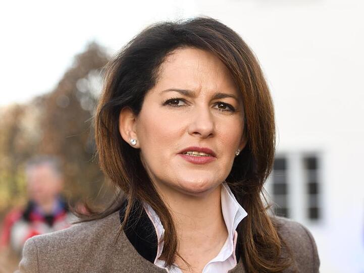 Michaela Kaniber (CSU), Agrarministerin von Bayern, kommt zur Klausurtagung der CSU. Foto: Tobias Hase/dpa/Archivbild