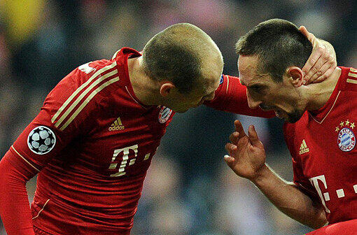 Robben und Ribery: Sind sie in der Kabine aneinander geraten?