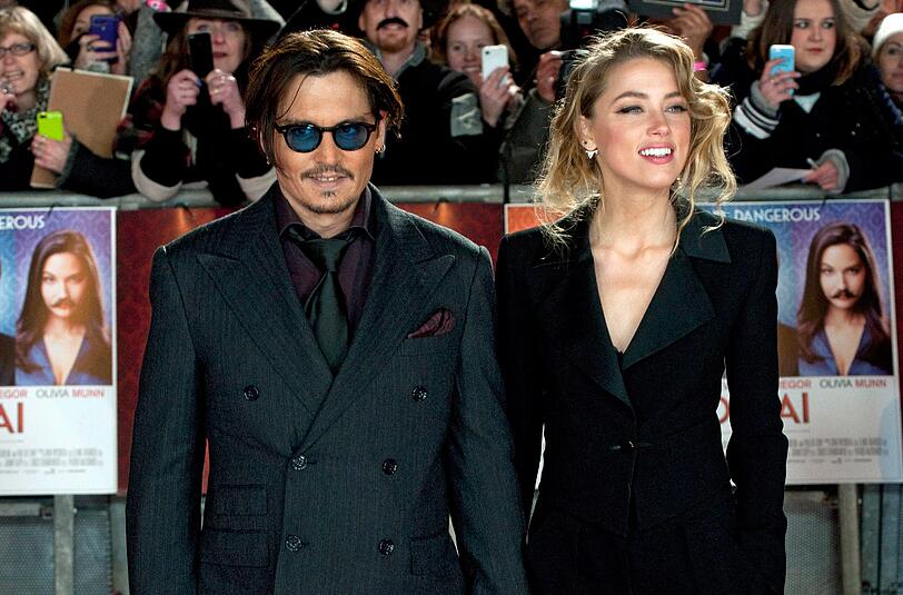 Mehr Bilder vom neuen Hollywood-Ehepaar.