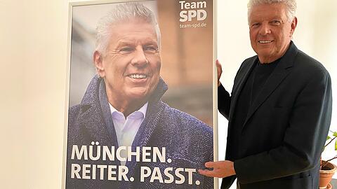 Ab sofort plakatiert die M&uuml;nchner SPD f&uuml;r die Kommunalwahl &ndash; und wirbt vor allem mit dem Gesicht ihres Oberb&uuml;rgermeisters Dieter Reiter.
