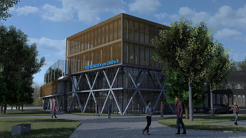 Die neue Vereinszentrale des TSV 1860.