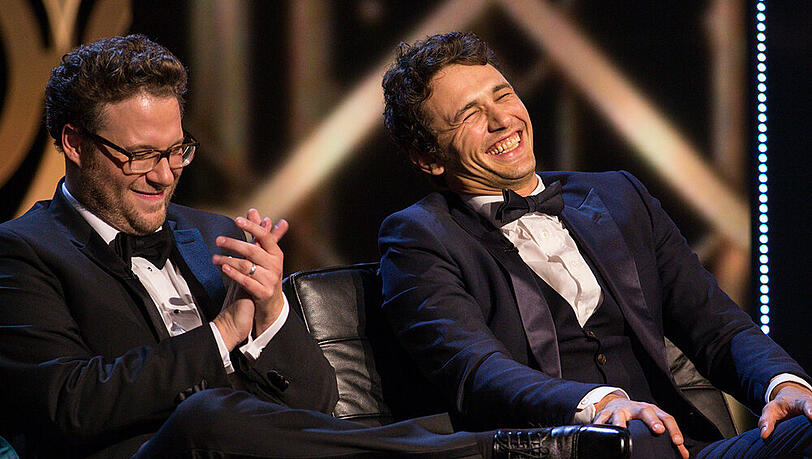 Seth Rogen (l) und James Franco (r) sind bereits in mehreren Filmen - und Talkshows - zusammen aufgetreten Seth Rogen (l) und James Franco (r) sind bereits in mehreren Filmen - und Talkshows - zusammen aufgetreten