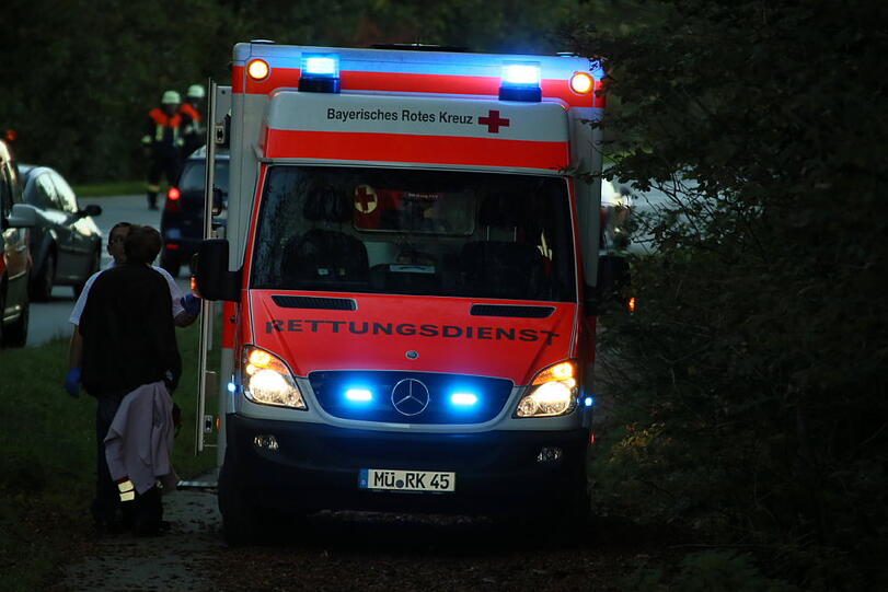 Feuerwehr im Einsatz: Bilder vom Unfallort im Landkreis Mühldorf.