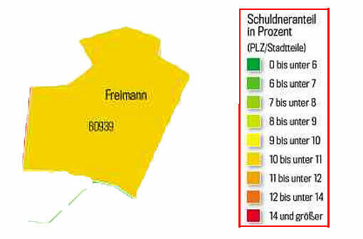 Beim Thema Finanzen zieht sich ein Riss durch die Stadt. In Riem und am Hasenbergl sind die Menschen besonders häufig verschuldet.