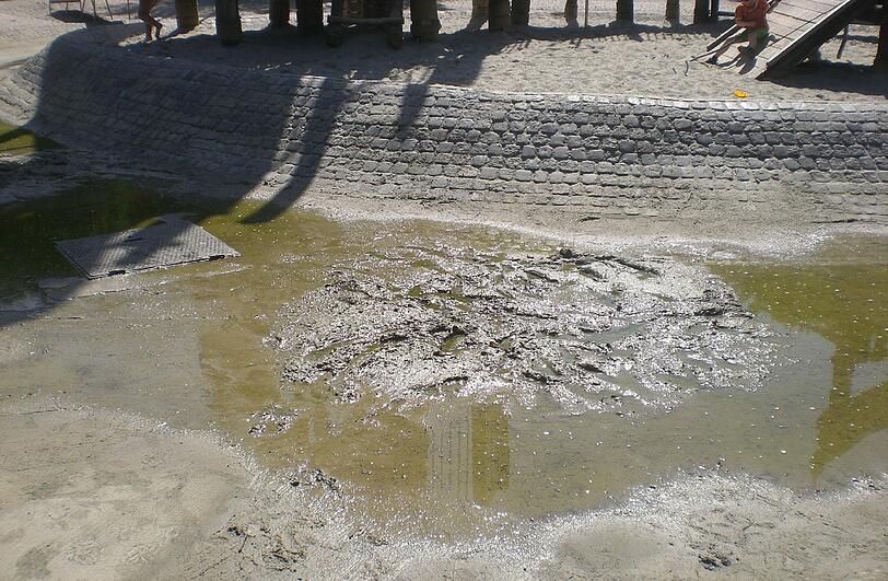 Normalerweise sieht das Wasser nicht so aus.