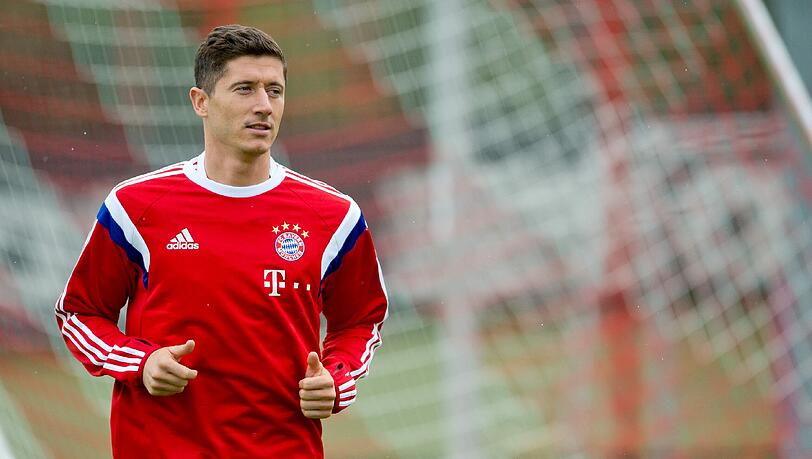 Wieder im Training: Robert Lewandowski Wieder im Training: Robert Lewandowski