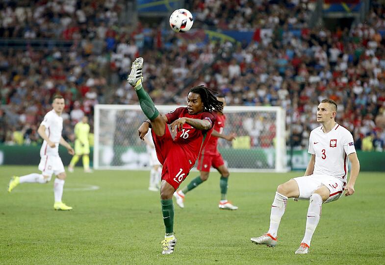 Renato Sanches legt im EM-Viertelfinalspiel gegen Polen eine Glanzleistung hin.