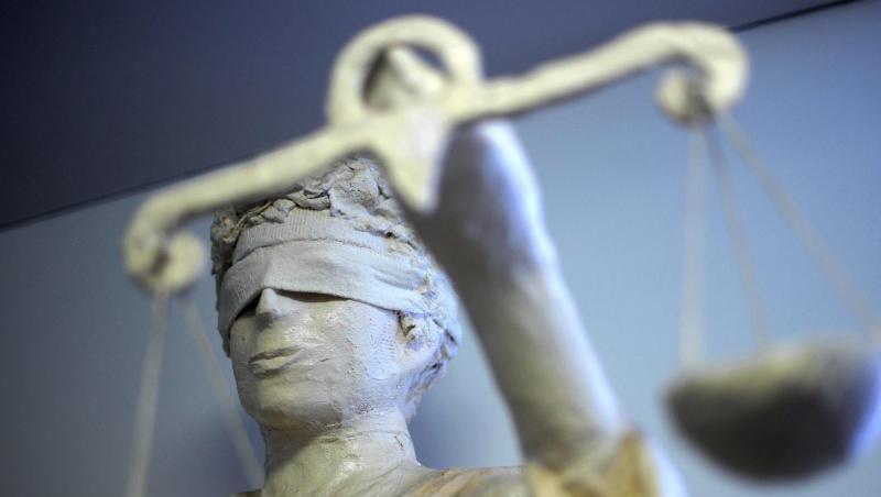 Die Statue der Justizia. Foto: Peter Steffen/Archiv Die Statue der Justizia. Foto: Peter Steffen/Archiv