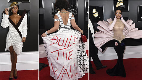 Bei den Grammys glänzten vor allem die Frauen - auf dem roten Teppich wie bei den Preisen. Die Bilder der Veranstaltung.