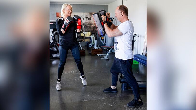 Ulla Kock am Brink gibt beim Training alles.