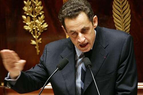 Frankreichs Präsident Nicolas Sarkozy