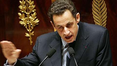 Frankreichs Präsident Nicolas Sarkozy
