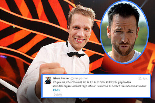 Oliver Pocher fordert den Wendler zum TV-Duell heraus.