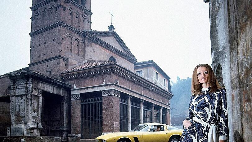 Werbung für einen Iso Rivolta in den 70er Jahren