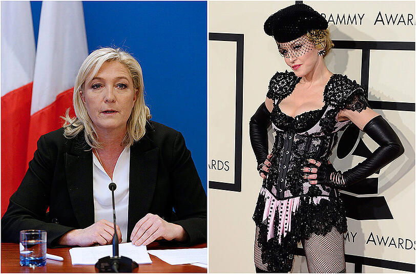 Madonne würde sich gerne mal mit der französischen Politikerin Marine Le Pen auf einen Drink treffen.