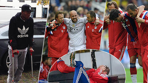 Die Verletzungssorgen beim FC Bayern werden nicht kleiner. Nun gehört auch noch Philipp Lahm dem Lazarett des Double-Gewinners an.