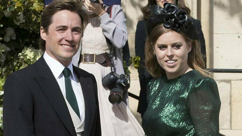 Prinzessin Beatrice und Edoardo Mapelli Mozzi bei einem gemeinsamen Auftritt