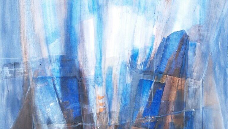 Das Bild „Kailasch“ von Kathrin von Brandt. Das Bild „Kailasch“ von Kathrin von Brandt.