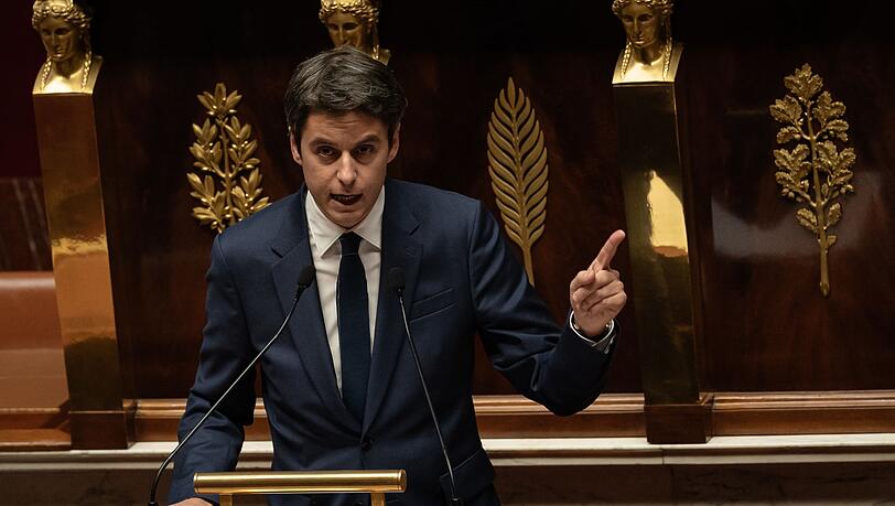Gabriel Attal will dem franz&ouml;sischen Pr&auml;sidenten Emmanuel Macron in seinem Amt nachfolgen. (Archivbild)