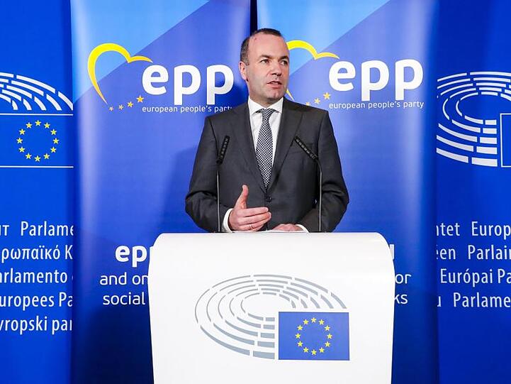 Manfred Weber (CSU), Fraktionsvorsitzender der Europäischen Volkspartei (EVP). Foto: Vincent Vandoornick/European Parliament/Archiv
