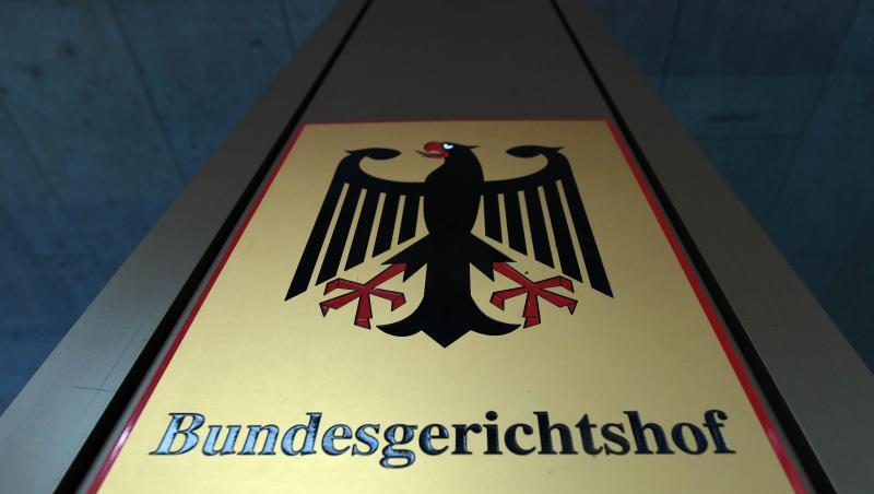 Ein Hinweisschild des Bundesgerichtshofs. Foto: Uli Deck/dpa/Symbolbild Ein Hinweisschild des Bundesgerichtshofs. Foto: Uli Deck/dpa/Symbolbild