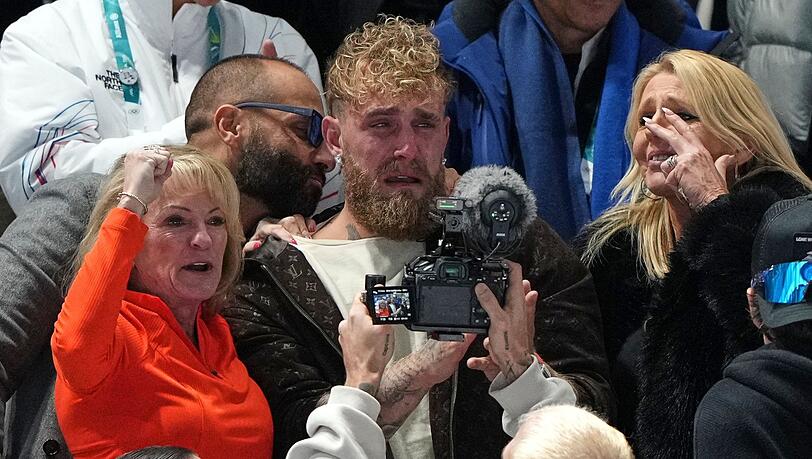 US-Influencer und Leerdam-Freund Jake Paul vergoss Freudentr&auml;nen.