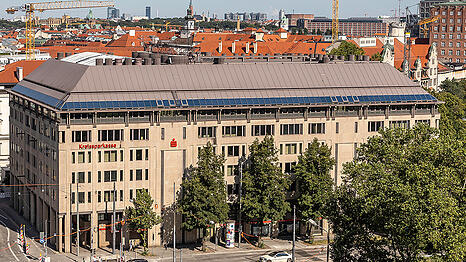 In die Jahre gekommen: das Geb&auml;ude der Kreissparkasse am Sendlinger-Tor-Platz.