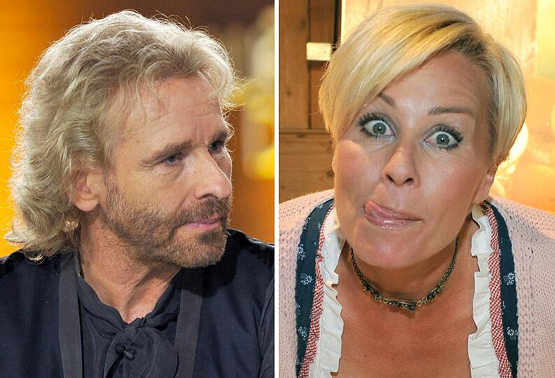 Thomas Gottschalk und Sonja Zietlow liefern sich ein Interview-Fernduell.