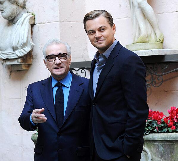 Martin Scorsese und Leonardo DiCaprio (r.)