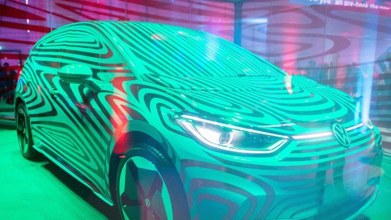 Die Weltpremiere des "ID" ist für September bei der Internationalen Automobil-Ausstellung in Frankfurt angekündigt. Die Weltpremiere des "ID" ist für September bei der Internationalen Automobil-Ausstellung in Frankfurt angekündigt.