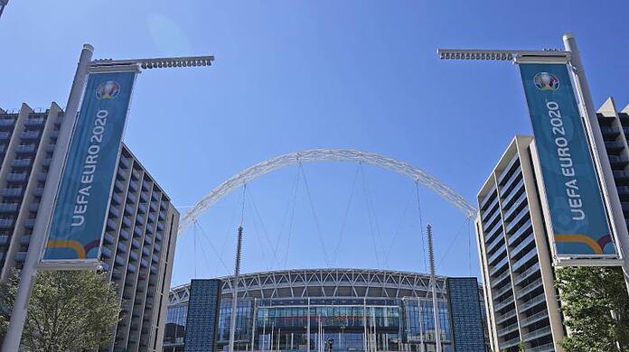 Für das EM-Finale im Wembley-Stadion werden 40.000 Zuschauer zugelassen.