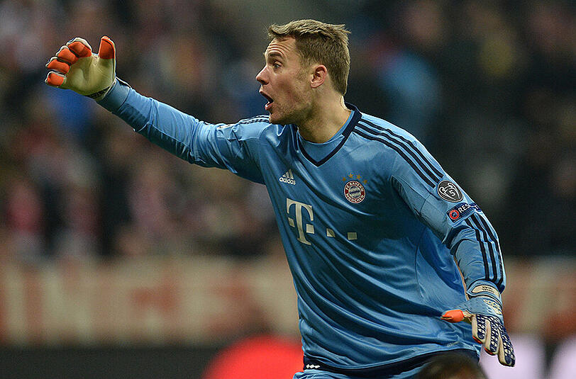 Manuel Neuer: Wer vor seinem Kasten auftaucht, hat's nicht leicht.