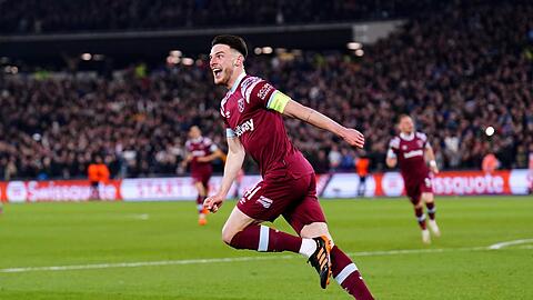FC-Bayern-Kandidat für das zentrale Mittelfeld: Declan Rice von West Ham United.