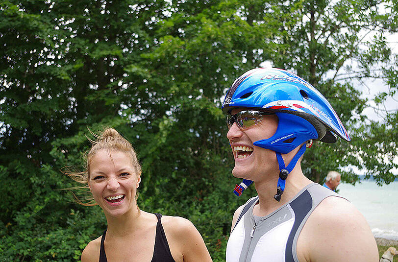 Der Bayerische Eisenmann 2015: Ein rundum gelungener Triathlon am stürmischen Starnberger See.