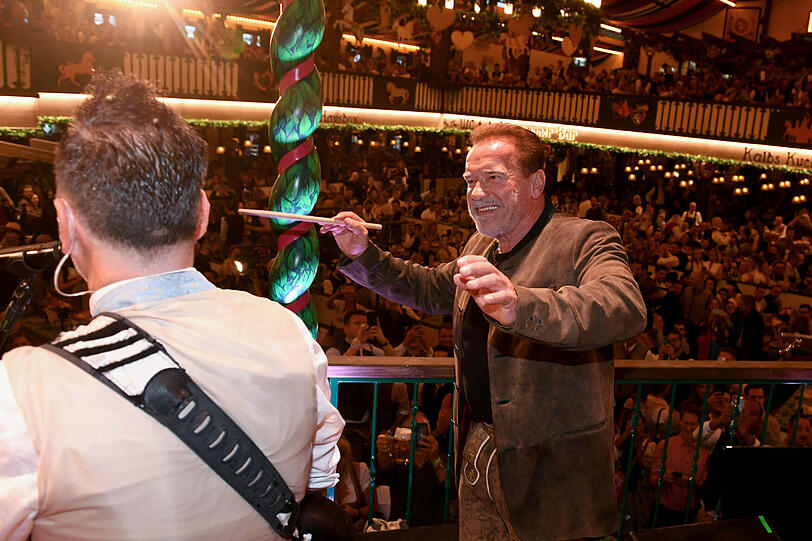Will den Rhythmus fühlen: Arnold Schwarzenegger