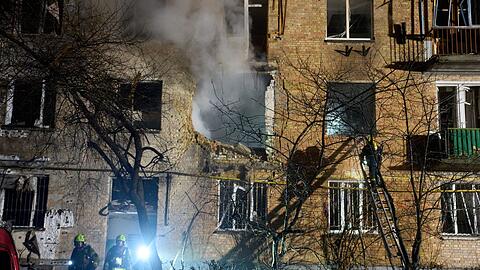Mehrere Wohngeb&auml;ude wurden bei den Angriffen besch&auml;digt.