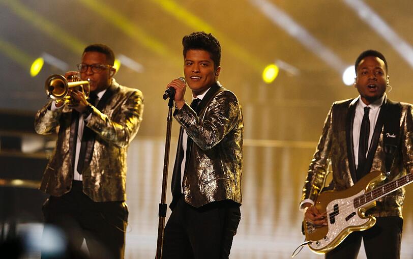 Bruno Mars sorgte 2014 für die perfekte Halbzeit-Show