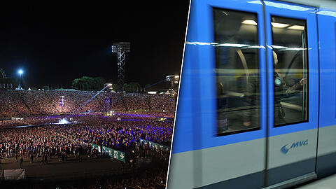 Das Olympiastadion bei einem Konzert von Andreas Gabalier 2016.