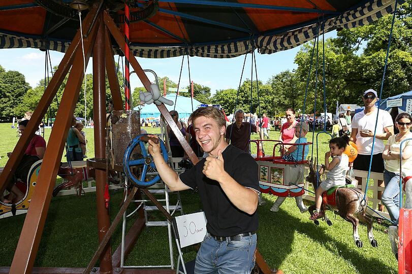 Die Stadtteilwochen sind gestartet. Noch bis zum 20. Juni erleben die Besucher im Hirschgarten und im Viertel Aktionen wie hier der Bildergalerie zu sehen.