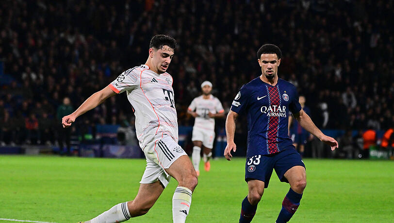 Hatte gegen Paris Saint-Germain ordentlich zu tun: Aleksandar Pavlovic.