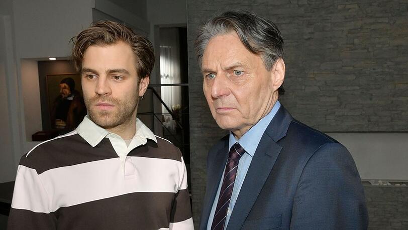 "GZDS": Gerner (r.) erkl&auml;rt Julian, dass er fest entschlossen ist, Zoe zur Rechenschaft zu ziehen.