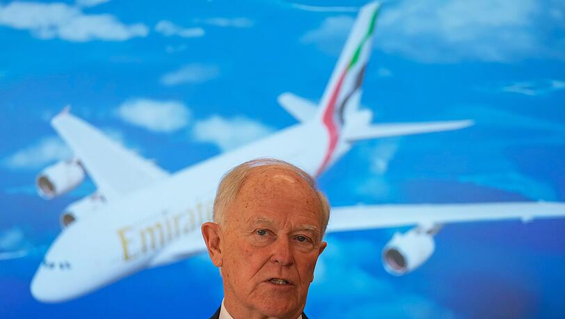 Der Chef von Emirates Airlines, Tim Clark, ist zuversichtlich, dass die Golfregion als wichtiges Drehkreuz und Reiseziel schnell wieder auf die Beine kommen wird (Archivbild)