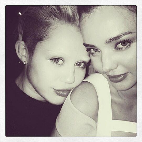 Miley Cyrus und Miranda Kerr