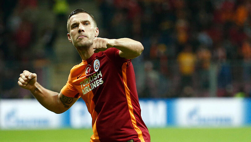 Lukas Podolski schnürte im Pokal einen Fünferpack. Lukas Podolski schnürte im Pokal einen Fünferpack.