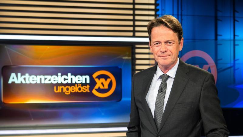 Rudi Cerne, Moderator der Sendung "Aktenzeichen XY". Foto: Sina Schuldt/dpa/Archivbild
